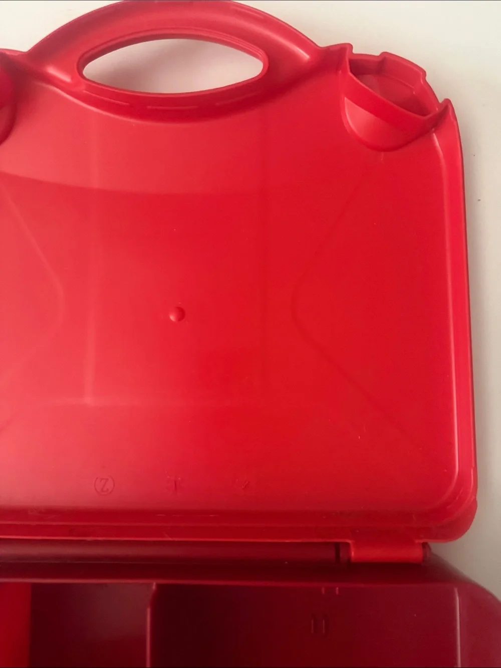 Lego Red Storage Case with Molded Logo